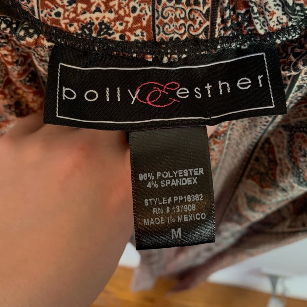 patterned flare pants - Picture 2 of 2